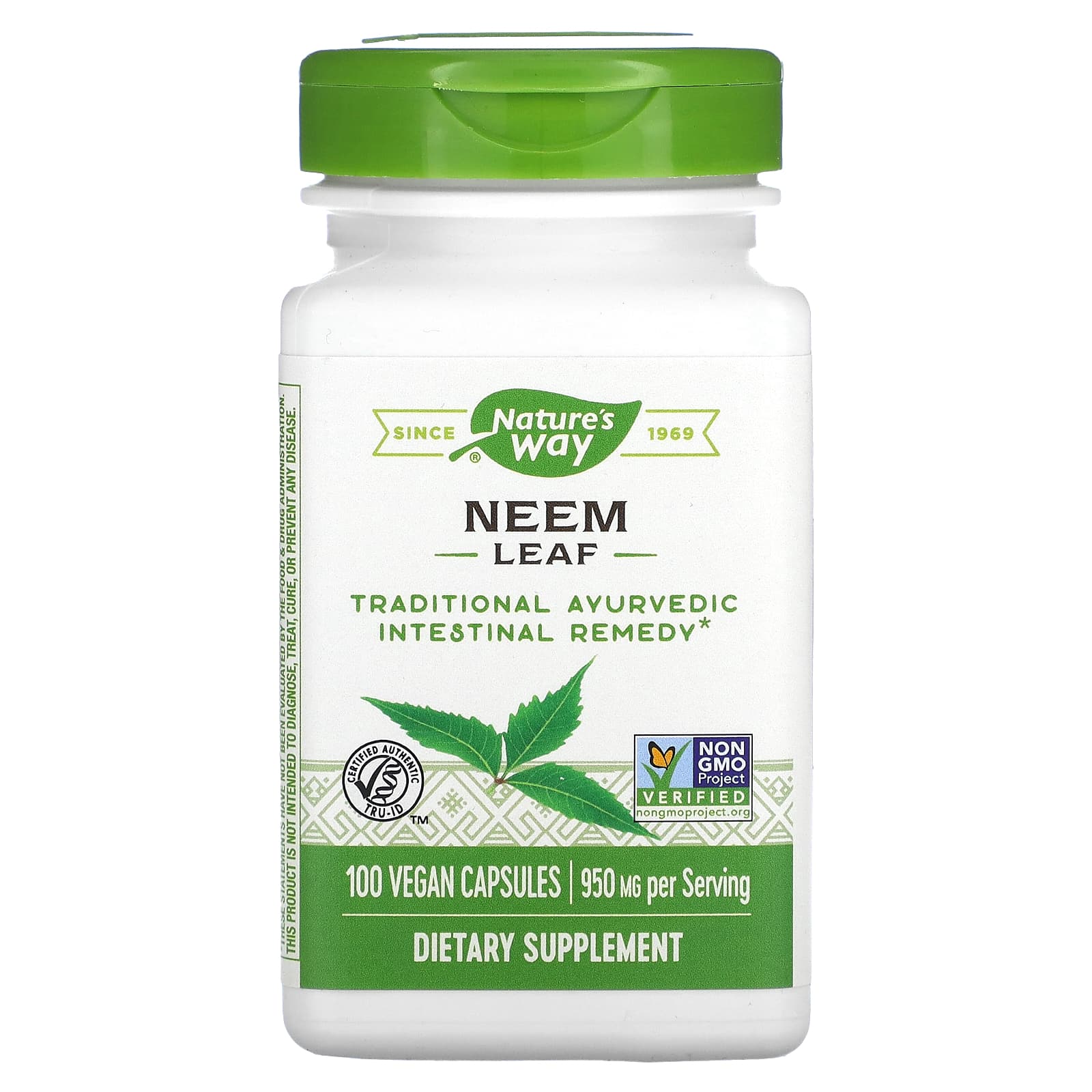 Nature’s Way, Neem, 100 Vegetarian Capsules UPC 033674151204 | Hilife Vitamins