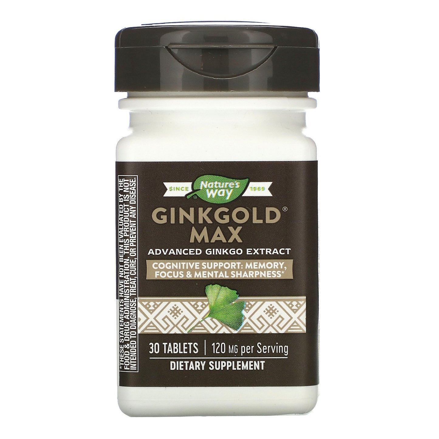 Nature’s Way, Ginkgold Max 120mg, 30 Tablets UPC 033674152508 | HiLife Vitamins