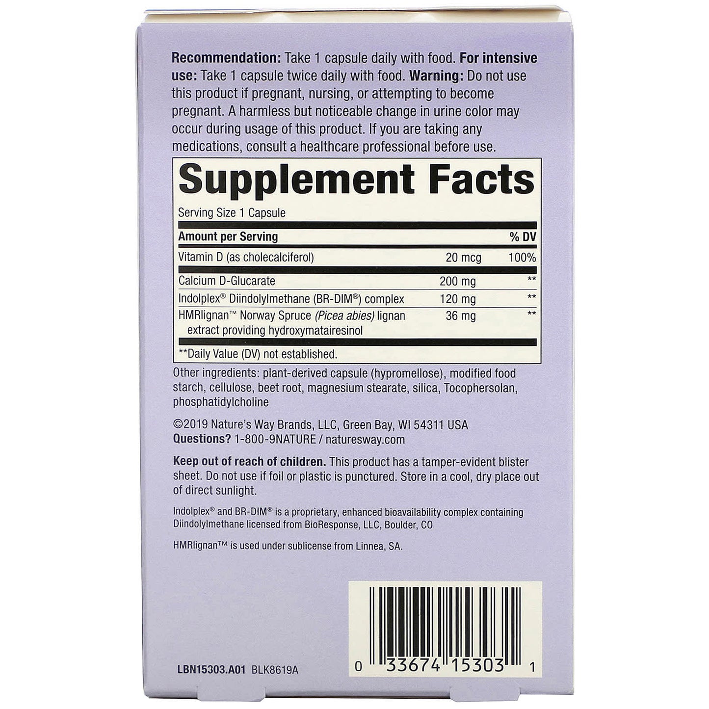 Nature’s Way, Promeva Breast Health For##I, 30 Vegetarian Capsules UPC 033674153031 | HiLife Vitamins