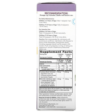 Nature’s Way, Sambucus For Kids, 8 Oz UPC 033674153598 | Hilife Vitamins