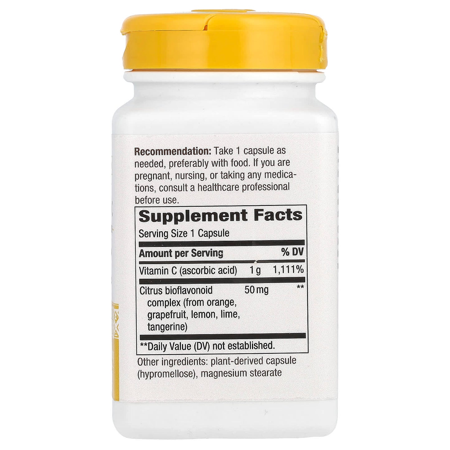 Nature’s Way, Vitamin C1000 Bioflavonoids, 100 Vegetarian Capsules UPC 033674154649 | Hilife Vitamins