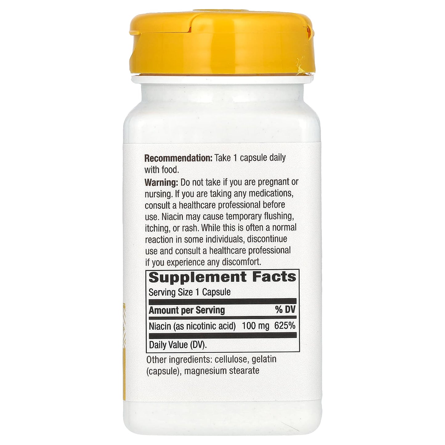 Nature’s Way, Niacin 100 mg, 100 Capsules UPC 033674404706 | Hilife Vitamins