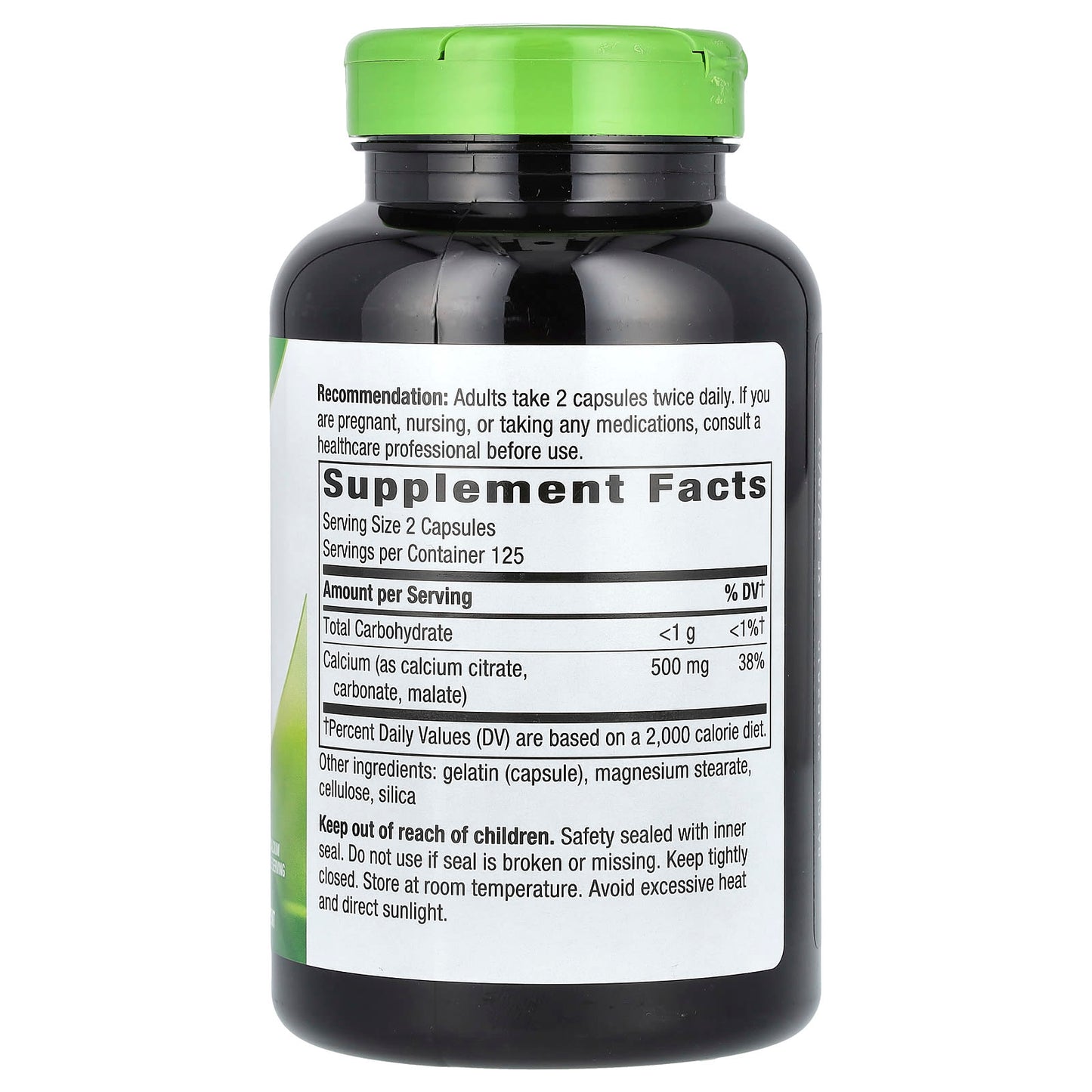Nature’s Way, Calcium Citrate 250 mg, 250 Capsules UPC 033674410110 | Hilife Vitamins