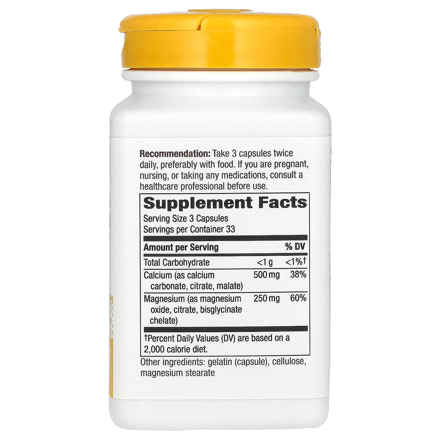 Nature’s Way, Calcium & Magnesium, 100 Capsules UPC 033674413104 | Hilife Vitamins