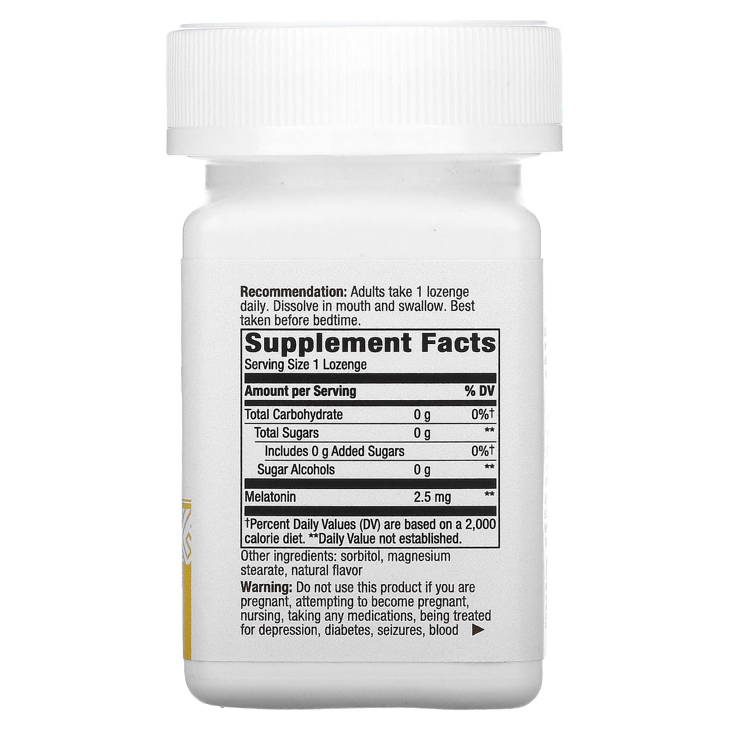 Nature’s Way, Melatonin Lozenge, 2.5 mg, 100 Lozenges UPC 033674491119 | Hilife Vitamins