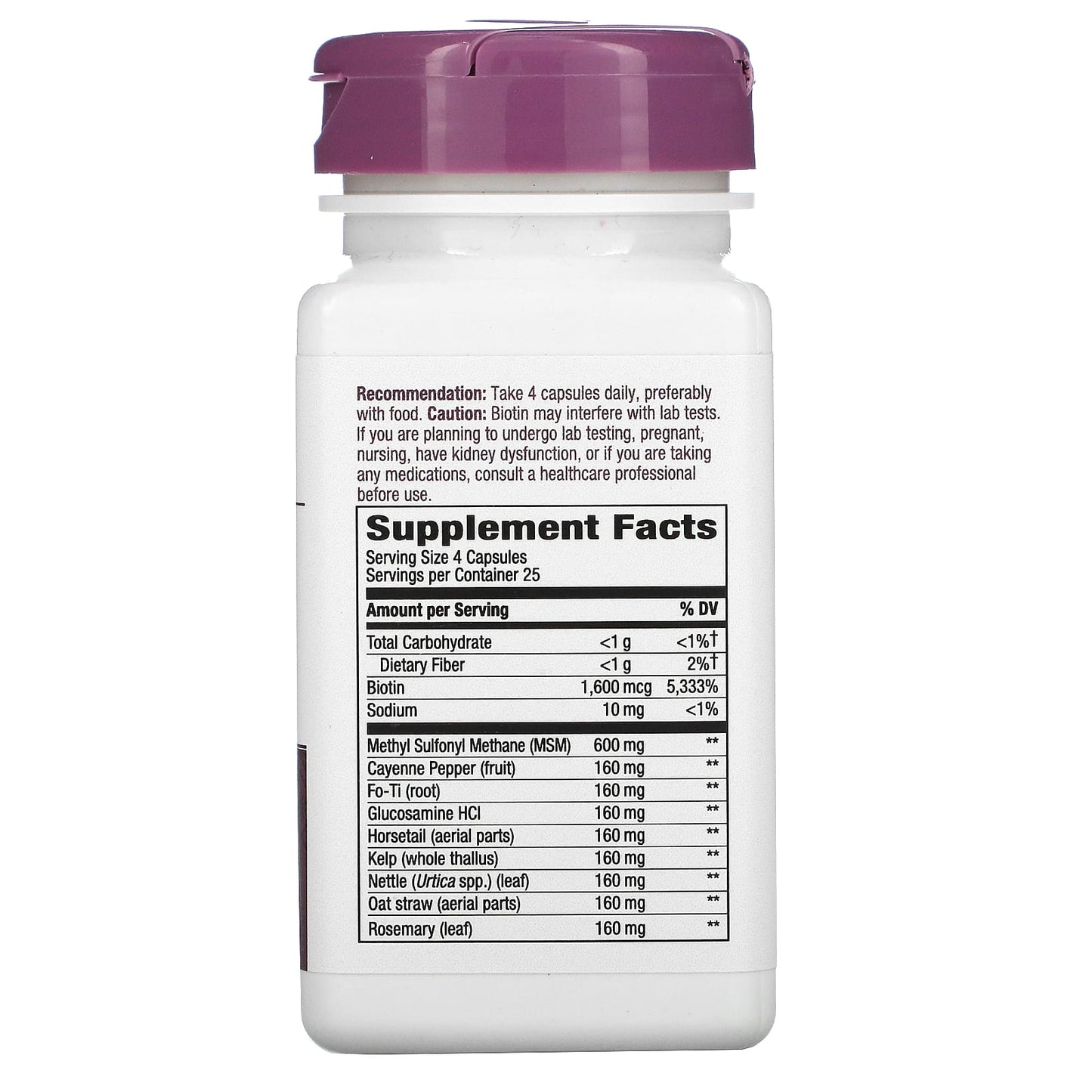 Nature’s Way, Hair & Skin Formula, 100 Capsules UPC 033674792407 | HiLife Vitamins