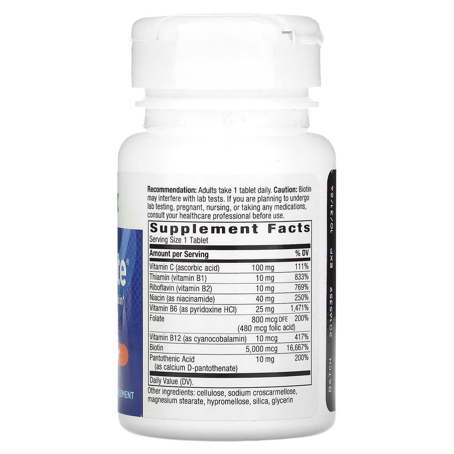 Nature’s Way, Biotin Forte, 60 Tablets UPC 354022107514 | Hilife Vitamins