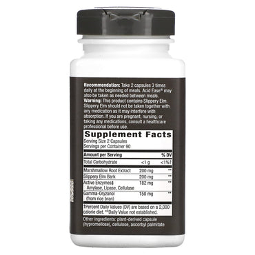 Nature’s Way, Acid-Ease, 180 Vegan Capsules UPC 750856606184 | Hilife Vitamins