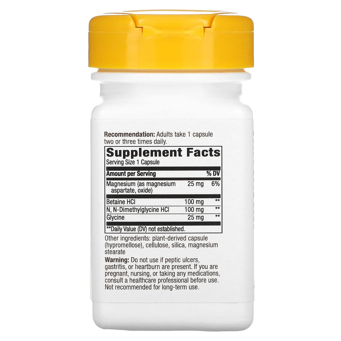 Nature’s Way, D mg-B15-Plus, 60 Vegetarian Capsules UPC 763948046065 | HiLife Vitamins