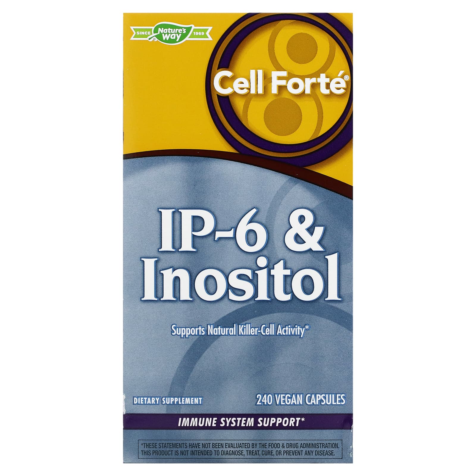 Nature’s Way, Cell Fortè With Ip-6 And Inositol 6, 240 Tablets UPC 763948058006 | Hilife Vitamins