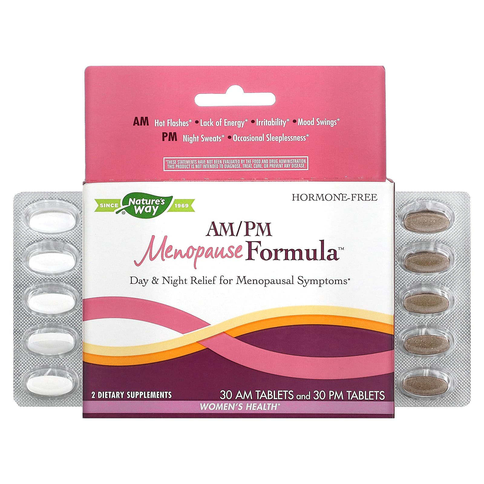 Nature’s Way, Am/Pm Menop. Form, 60 Tablets UPC 763948072064 | Hilife Vitamins