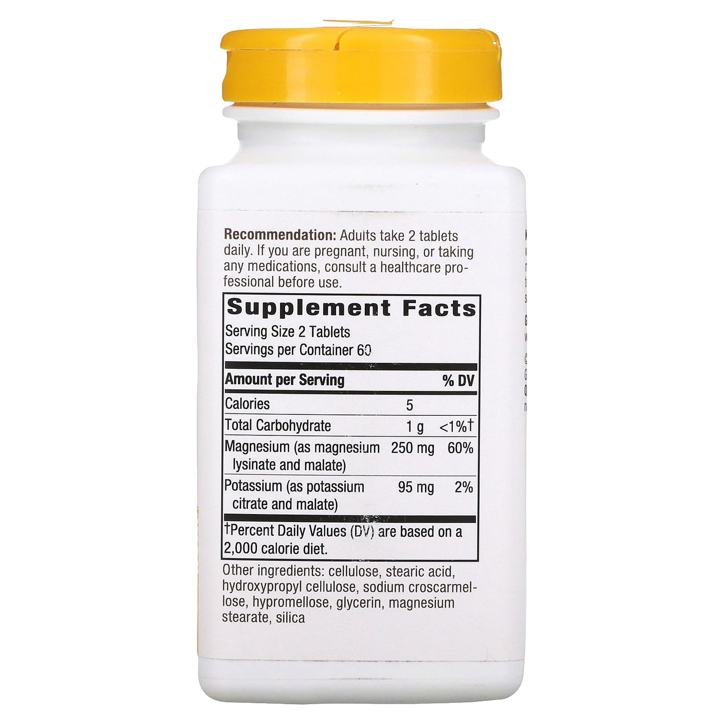 Nature’s Way, Krebs Magnesium-Pot. Chelates, 60 Tablets UPC 763948077663 | Hilife Vitamins
