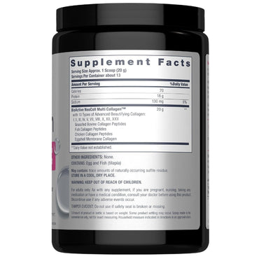 NeoCell, Multi Collagen, Advanced Beauty Series, 9 oz (255 g) UPC 850068585090 | HiLife Vitamins