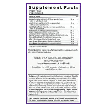New Chapter, Zyflamend™, 180 Mini Softgels UPC 727783040565 | HiLife Vitamins