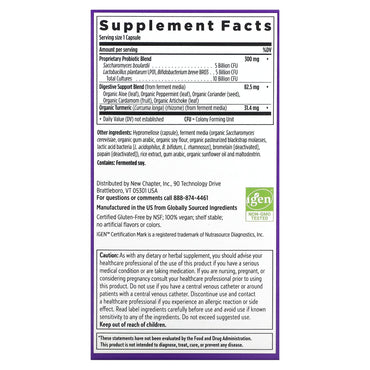 New Chapter, All-Flora Probiotic, 60 Vegan Capsules UPC 727783901835 | HiLife Vitamins