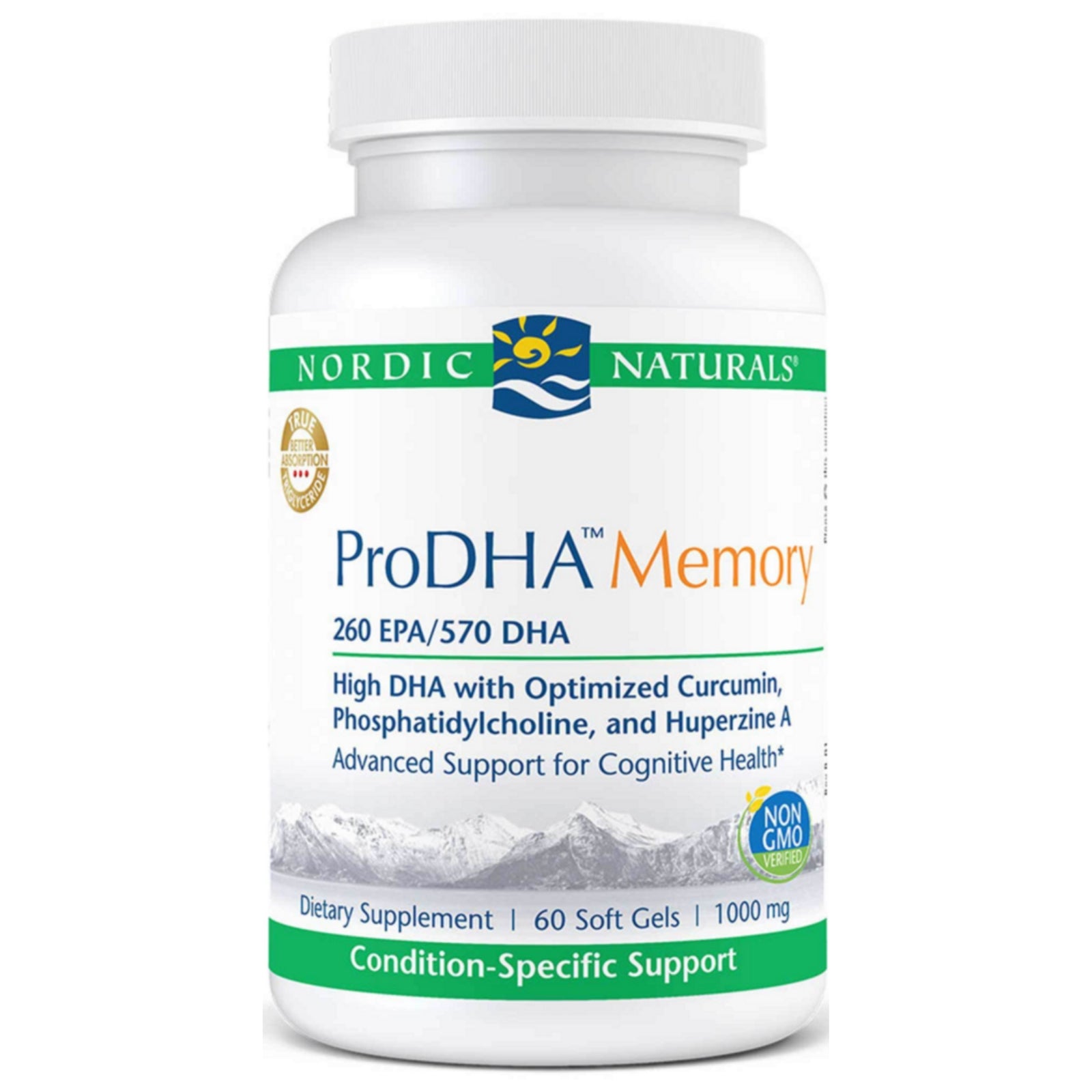Nordic Naturals, ProDHA Memory™, 60 Softgels UPC 768990031304 | HiLife Vitamins