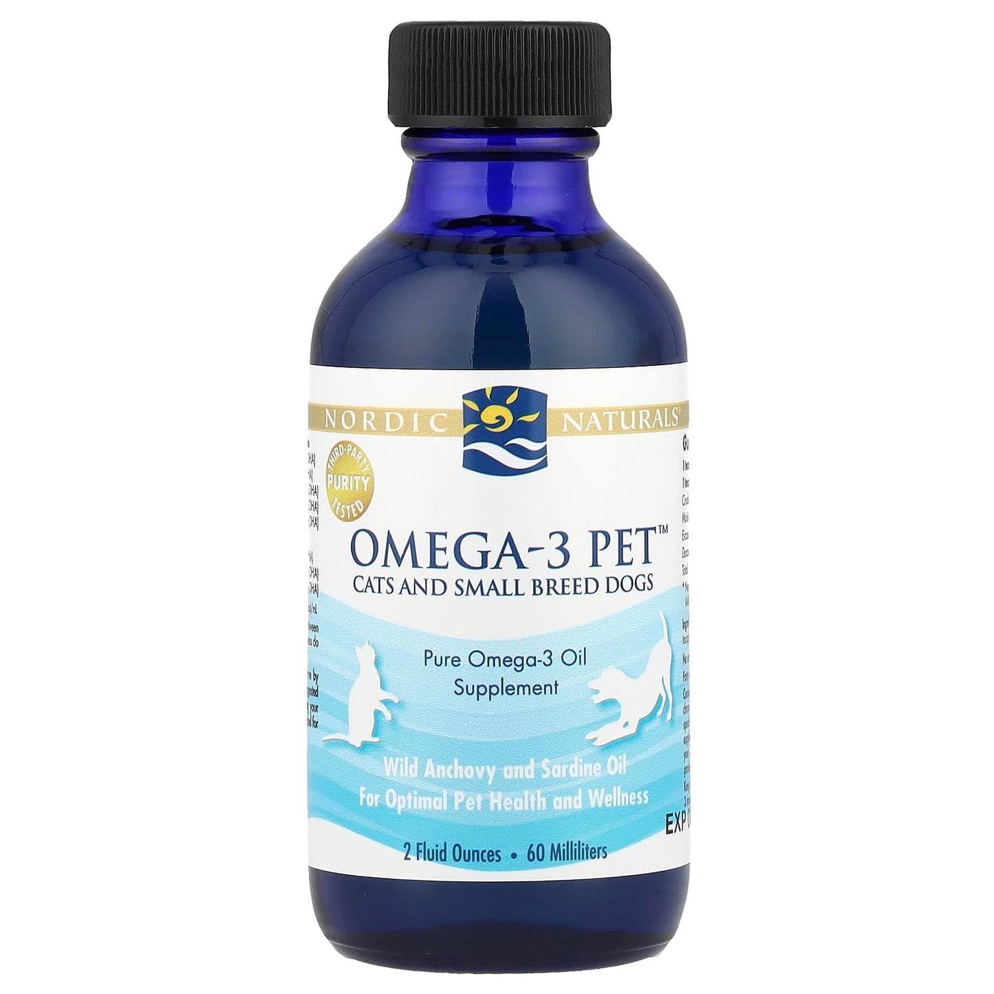 Nordic Naturals, Omega-3 Pet™, Cats and Small Breed Dogs, 2 fl oz (60 ml) UPC 768990505058 | HiLife Vitamins