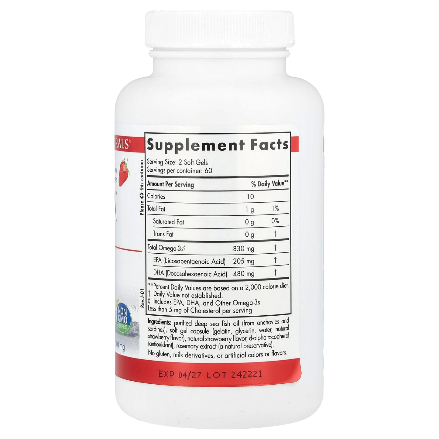 Nordic Naturals, ProDHA™, 120 Softgels UPC 768990510908 | HiLife Vitamins