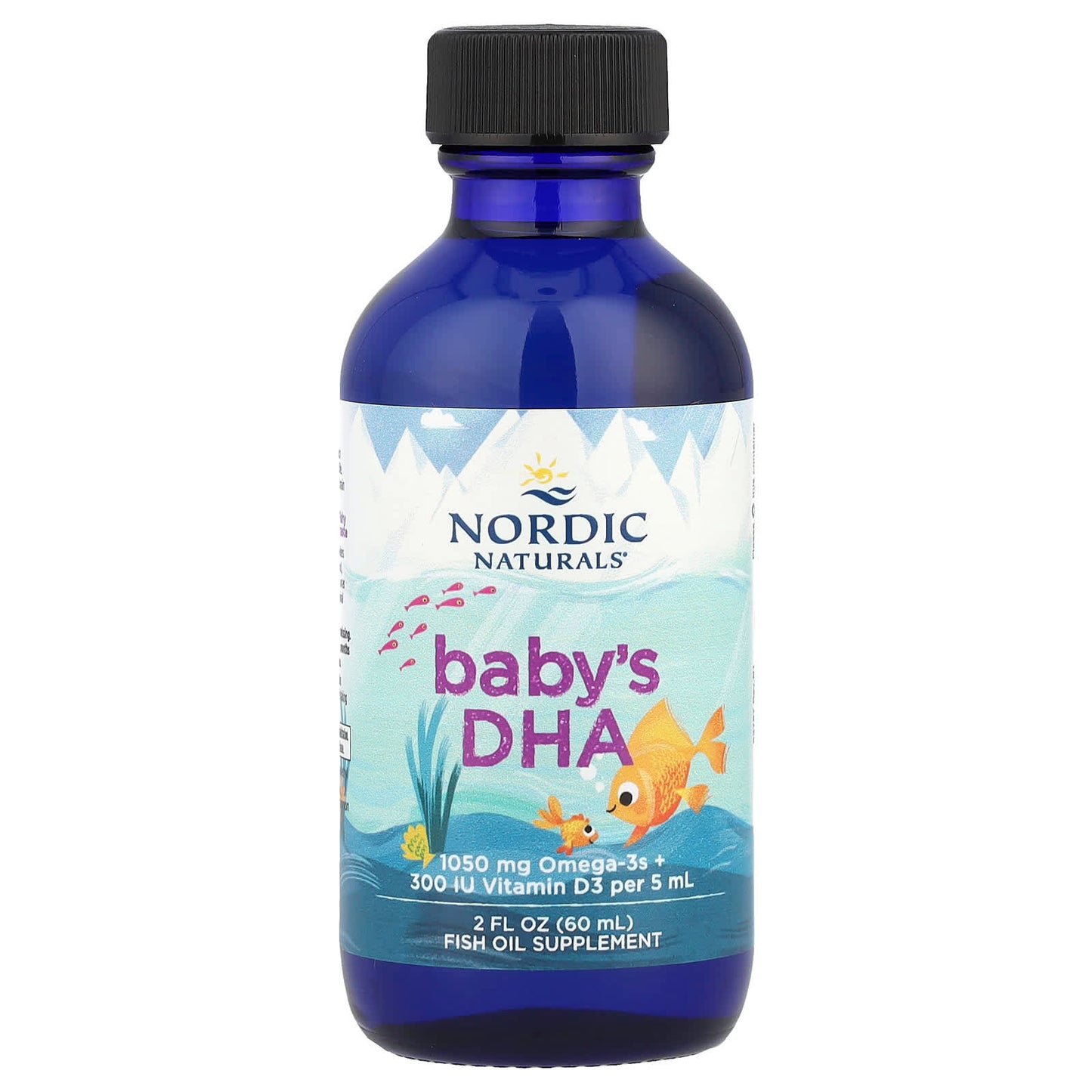 Nordic Naturals, Baby's DHA, 2 fl oz (60 ml) UPC 768990537875 | HiLife Vitamins