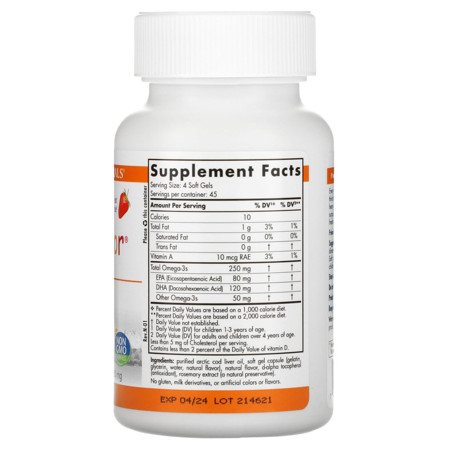 Nordic Naturals, Dha Junior, 180 Softgels UPC 768990031809 | HiLife Vitamins