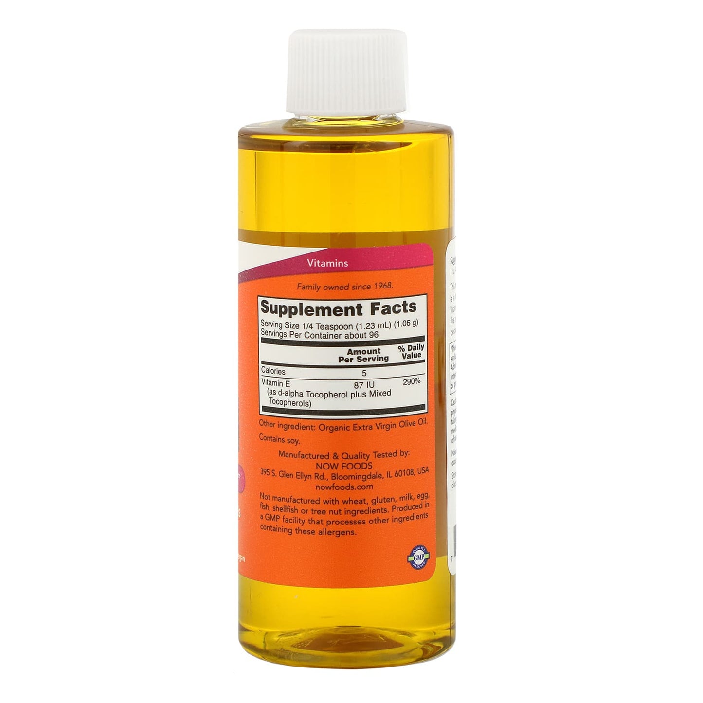 Now Foods, E Liquid, 80% Mt, 4 OZ Liquid UPC 733739009302 | HiLife Vitamins