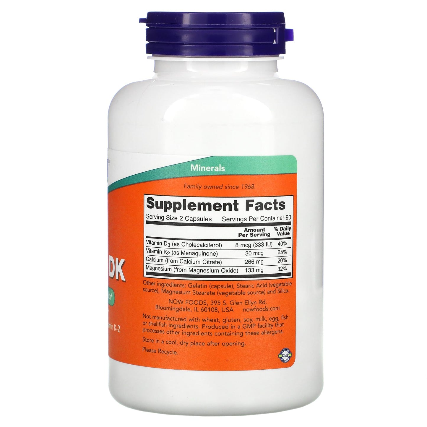Now Foods, Cal-Mag Dk, 180 Capsules UPC 733739012678 | HiLife Vitamins