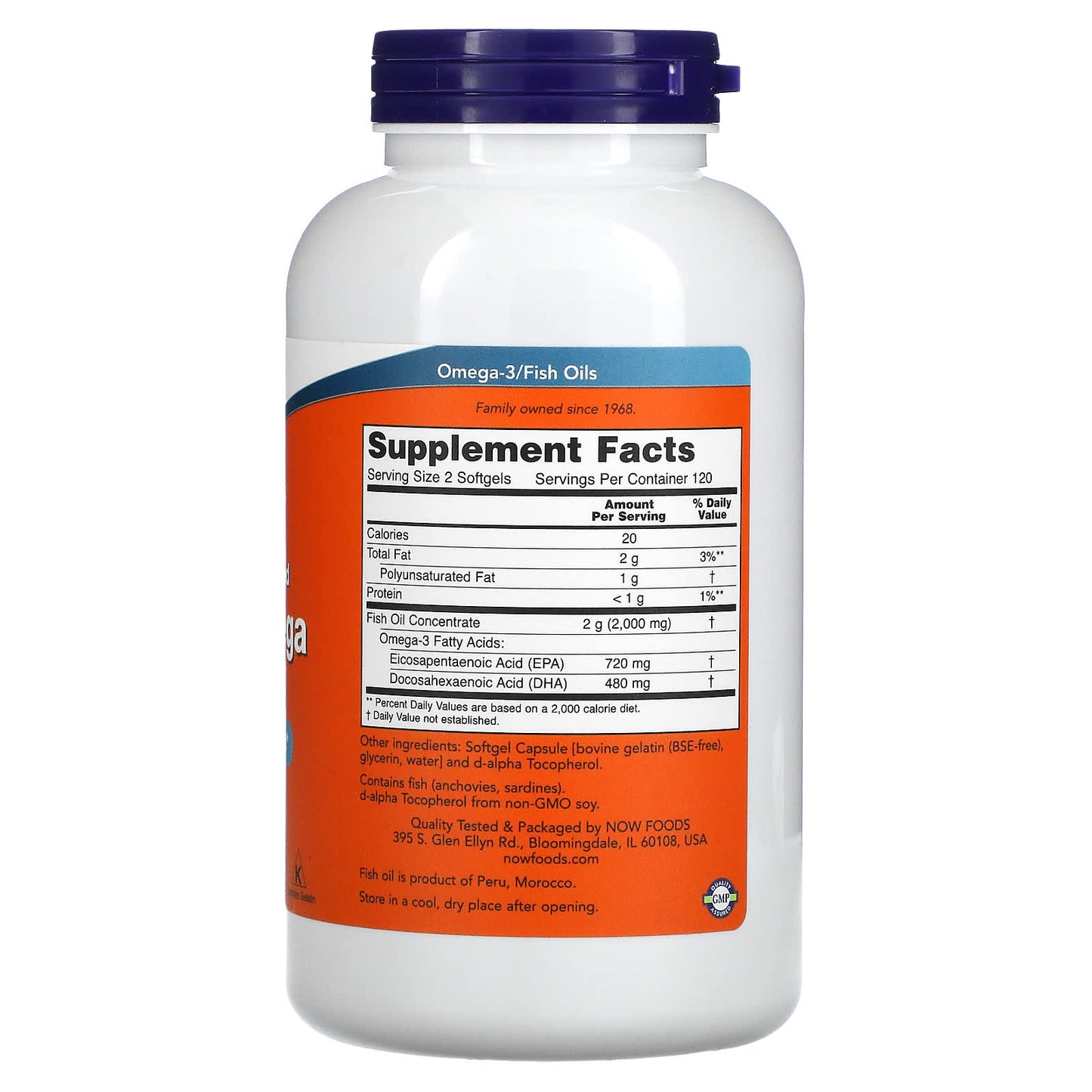 Now Foods, Super Epa 1200 mg, 240 Softgels UPC 733739016836 | HiLife Vitamins
