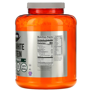 Now Foods, Sports, Egg White Protein Powder, Unflavored, 5 LB UPC 733739020437 | HiLife Vitamins