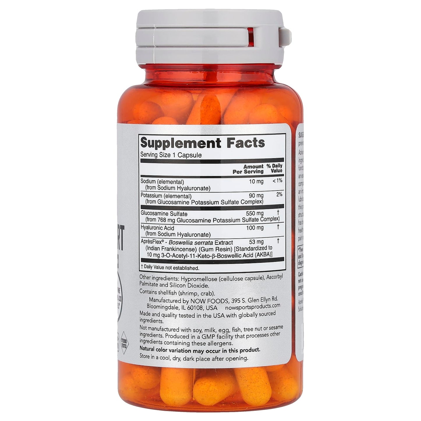 Now Foods, Sports, Advanced Joint Support, 60 Capsules - 733739022776 | Hilife Vitamins