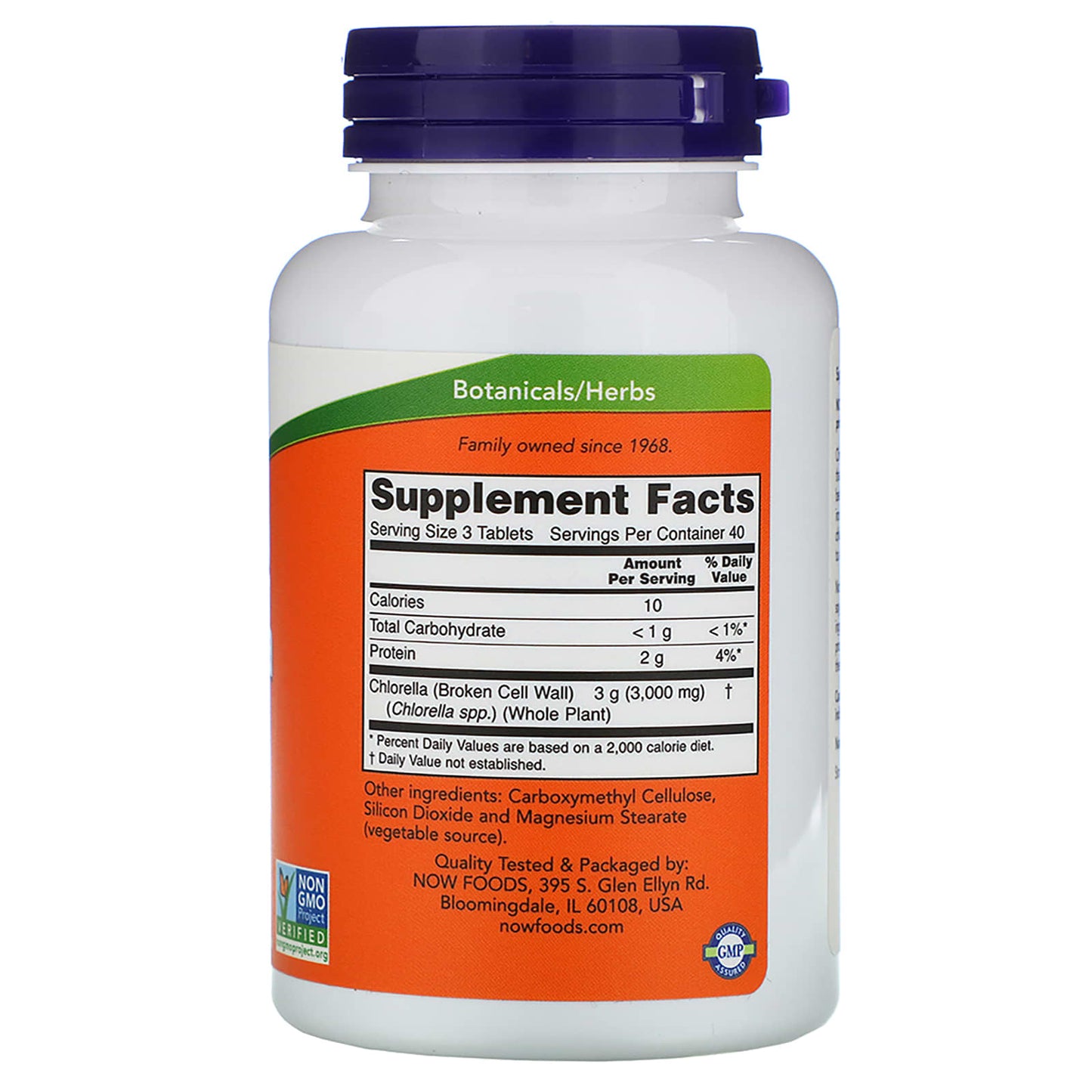 Now Foods, CHLORELLA 1000mg, 120 Tablets UPC 733739026323 | HiLife Vitamins