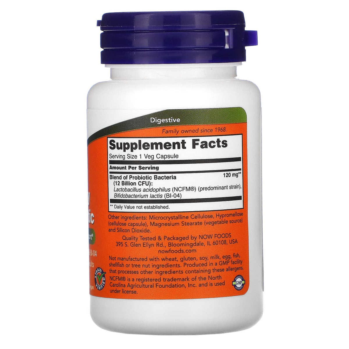 Now Foods, Respiratory Care Probiotic, 60 Vegetarian Capsules UPC 733739029096 | Hilife Vitamins