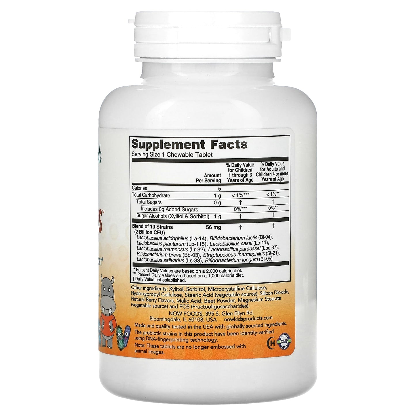 Now Foods, Berrydophilus(Tm) Kids, 120 Chewables UPC 733739029492 | HiLife Vitamins
