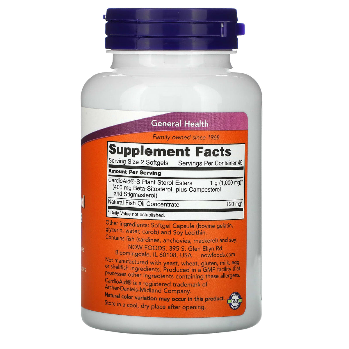 Now Foods, Beta-Sitosterol Plant Sterols, 90 Softgels UPC 733739030788 | Hilife Vitamins