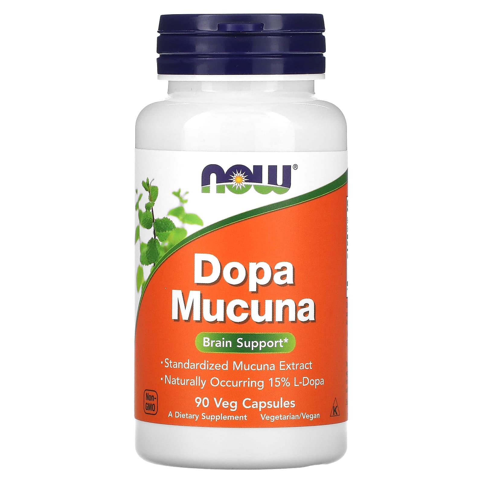 Now Foods, Dopa Mucuna, 90 Veg Capsules UPC 733739030924 | HiLife Vitamins
