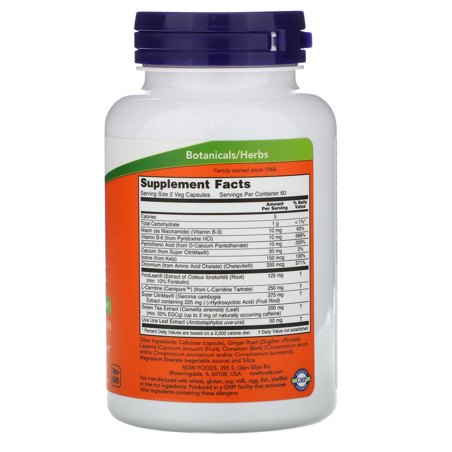 Now Foods, DIET SUPPORT, 120 Capsules UPC 733739033079 | HiLife Vitamins