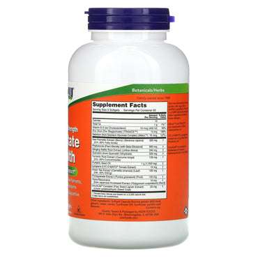 Now Foods, Prostate Health Clinical Strength, 180 Softgels UPC 733739033499 | HiLife Vitamins