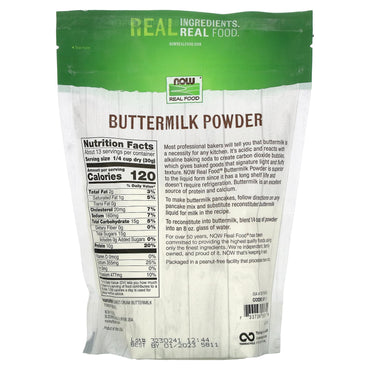 Now Foods, Buttermilk, 14 OZ Powder UPC 733739058119 | HiLife Vitamins