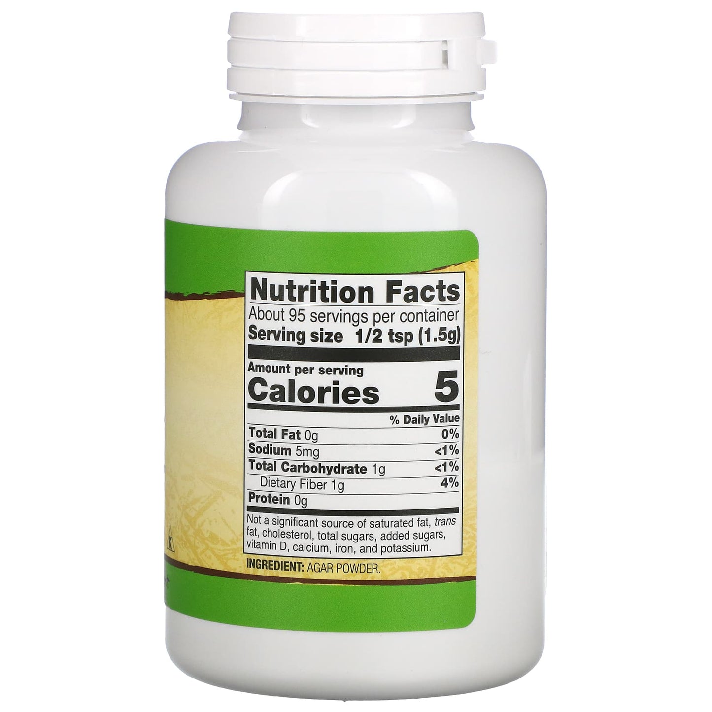 Now Foods, Agar, 5 OZ Powder UPC 733739064110 | HiLife Vitamins
