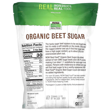 Now Foods, BEET SUGAR, 3 LB UPC 733739069108 | HiLife Vitamins