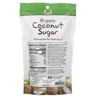 Now Foods, Coconut Sugar Organic, 16 OZ OZ UPC 733739069153 | HiLife Vitamins