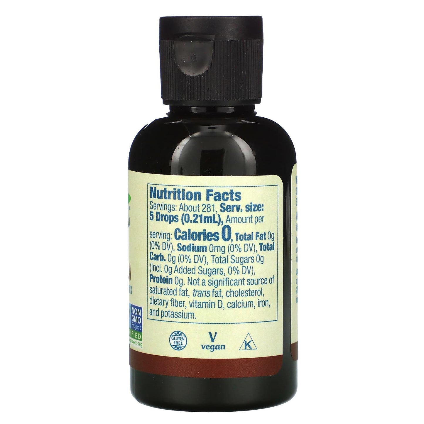 Now Foods, Betterstevia Cinn-Vanilla, 2 OZ Liquid UPC 733739069375 | HiLife Vitamins