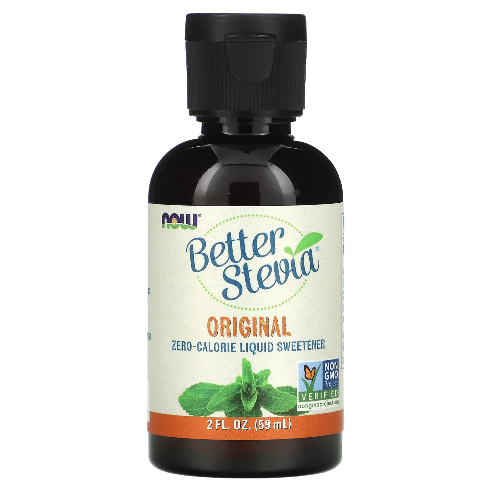 Now Foods, Better Stevia Zero-Calorie Liquid Sweetener Original, 2 Oz UPC 733739069559 | HiLife Vitamins