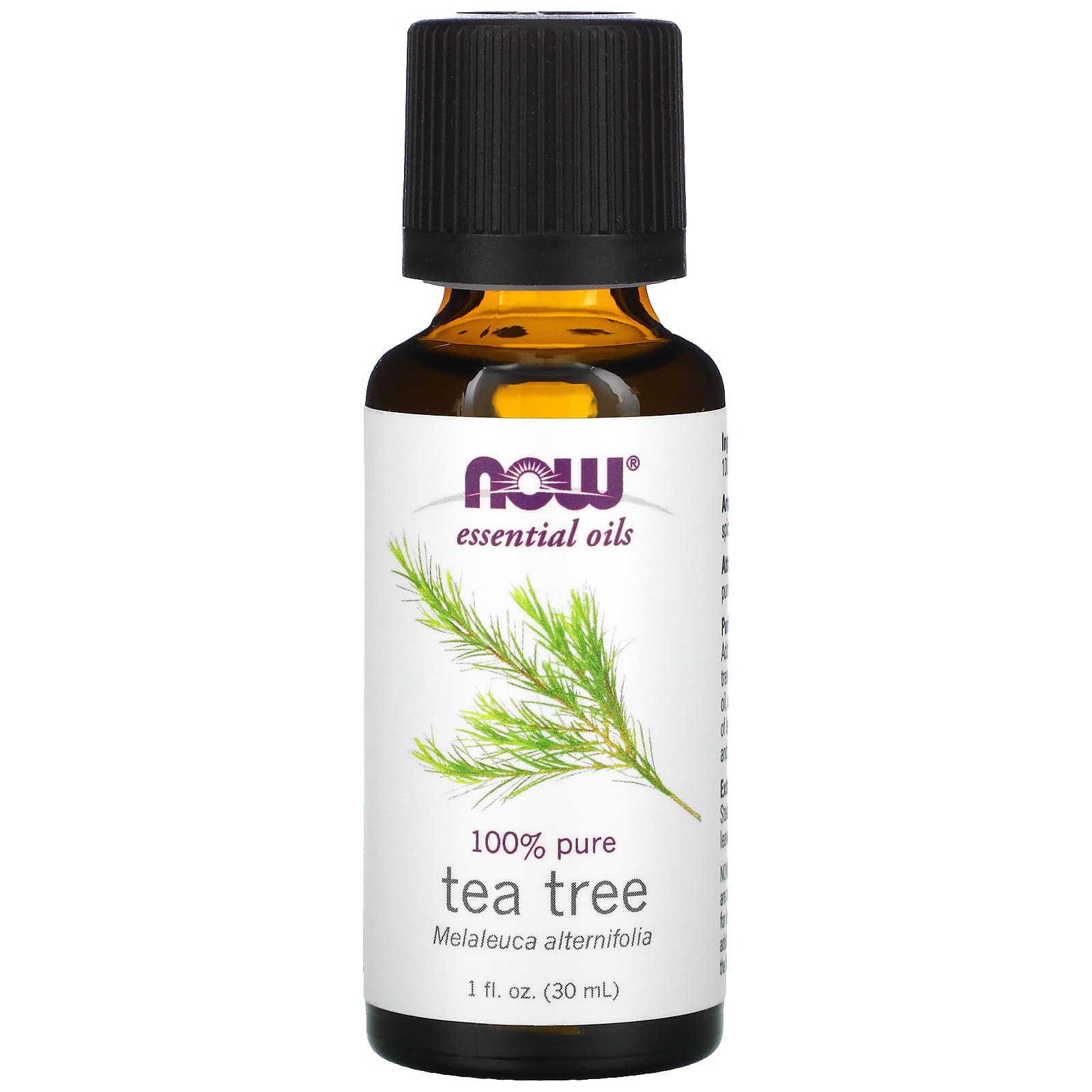 Now Foods, Tea Tree Oil, 1 Fl Oz UPC 733739076250 | HiLife Vitamins