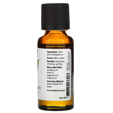 Now Foods, Wintergreen Oil, 1 Fl. Oz UPC 733739076403 | HiLife Vitamins