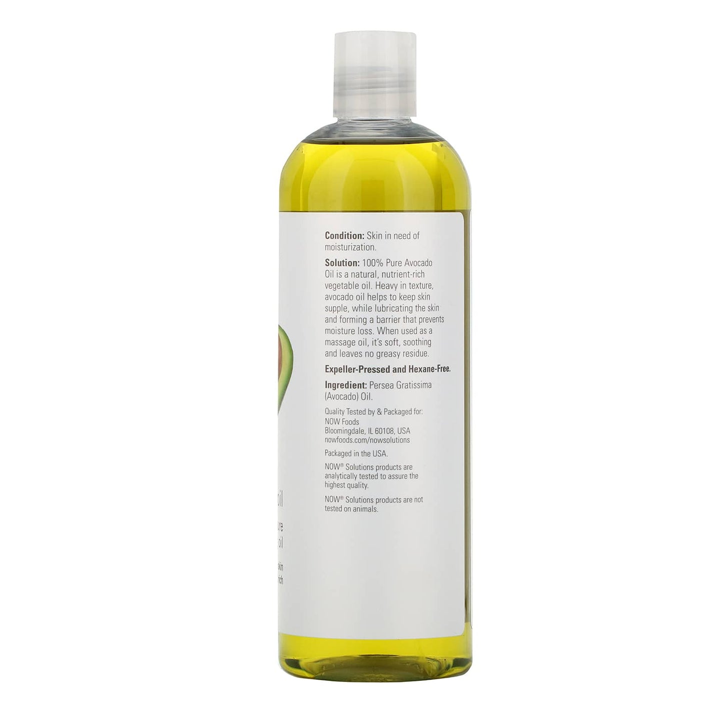 Now Foods, AVOCADO OIL, 16 Oz Oil UPC 733739076786 | HiLife Vitamins