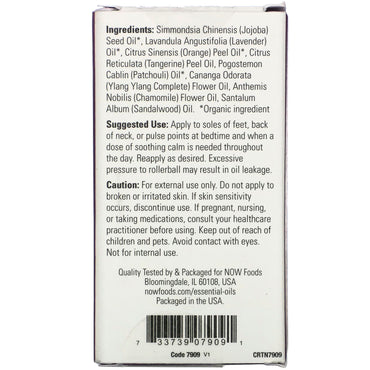 Now Foods, TAKE A ZEN TEN EO BLEND ROLL-ON, 10 ML UPC 733739079091 | HiLife Vitamins