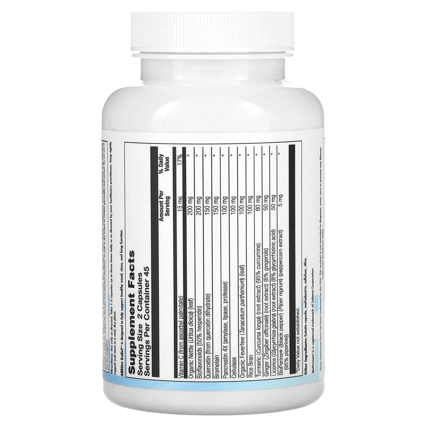 Nutra BioGenesis, AlliHist Relief, 90 Vegatable Capsules UPC 812806102068 | HiLife Vitamins