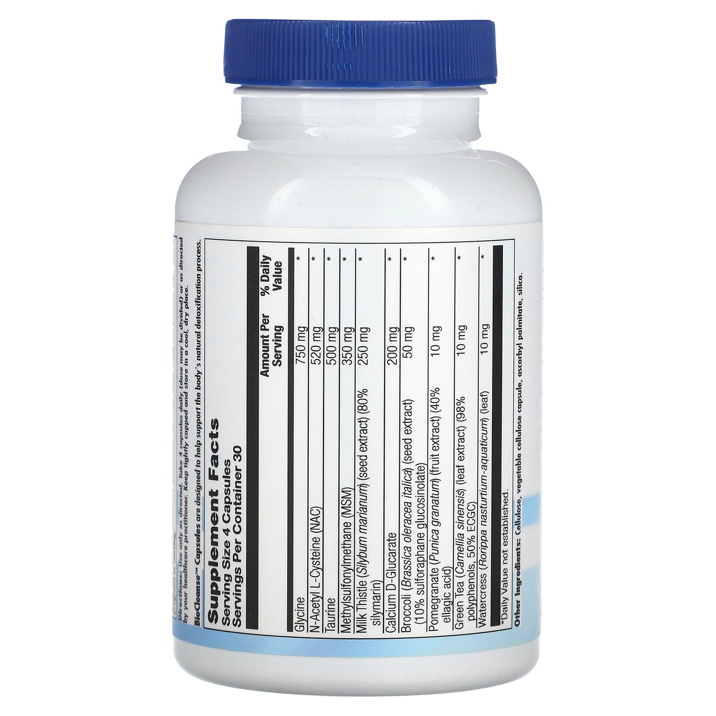 Nutra BioGenesis, BioCleanse Capsules, 120 Vegatable Capsules UPC 812806102075 | HiLife Vitamins