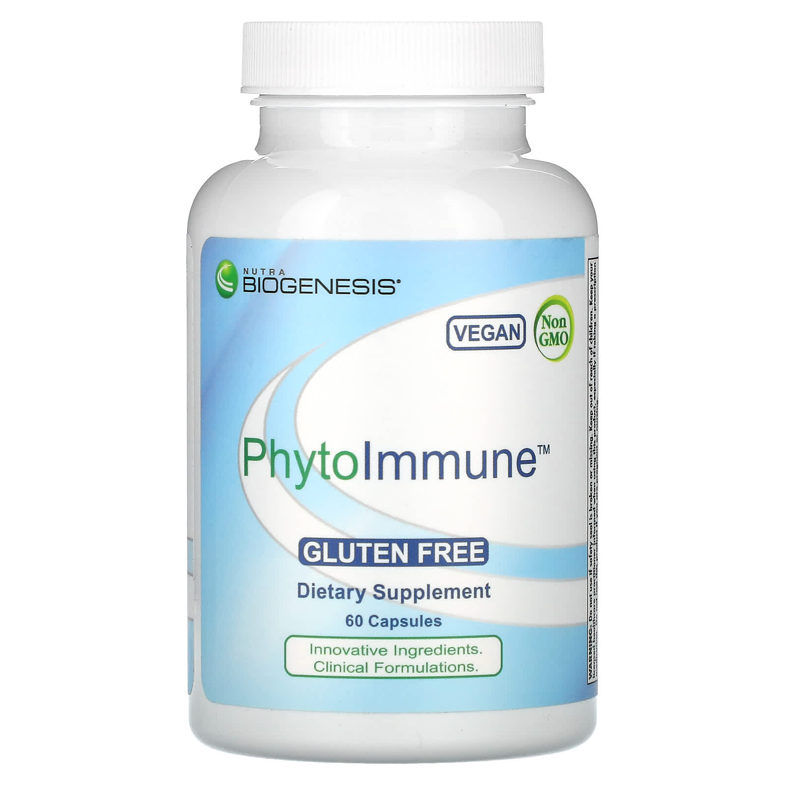 Nutra BioGenesis, Phyto Immune, 60 Vegatable Capsules UPC 812806102341 | HiLife Vitamins