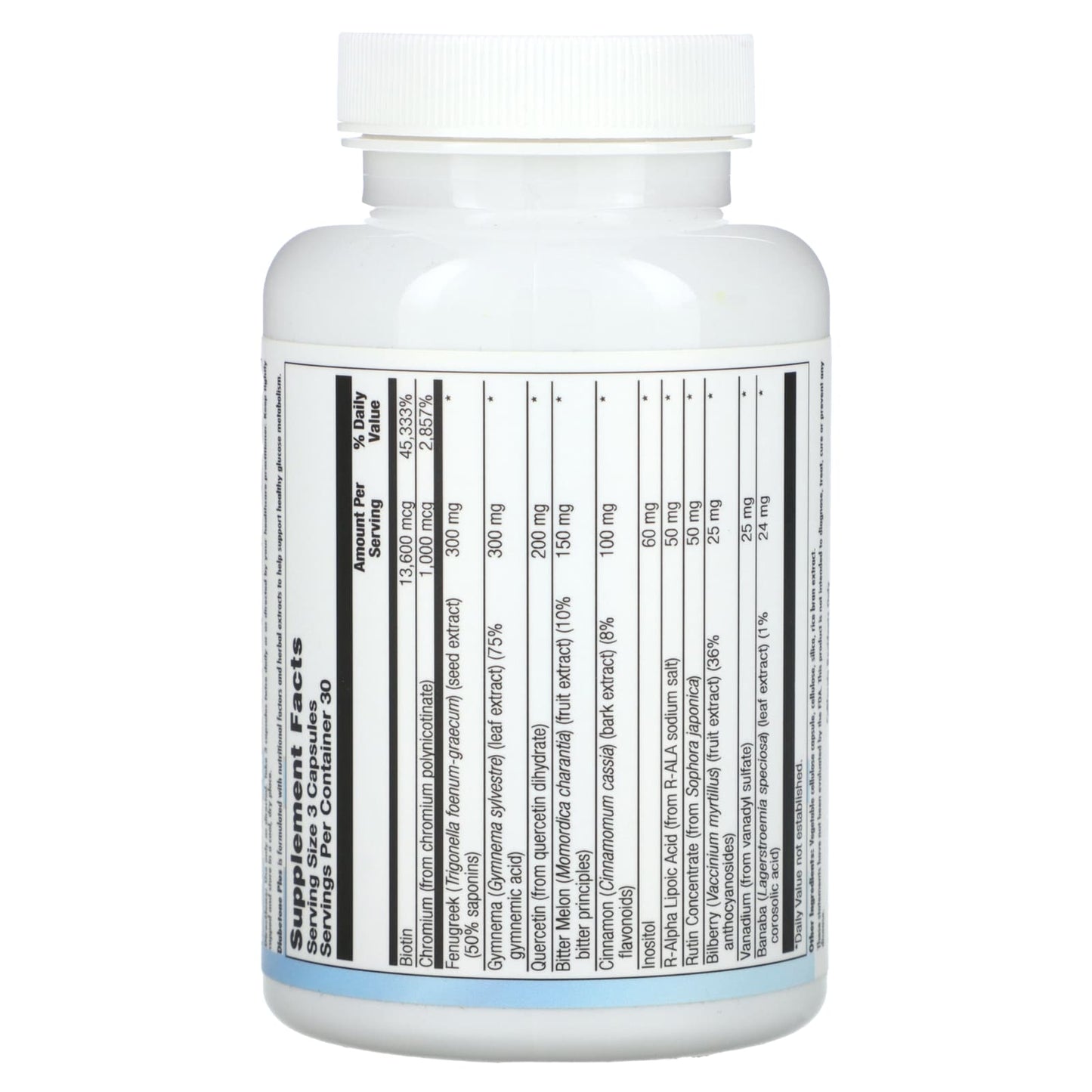 Nutra BioGenesis, Diabetone Plus, 90 Vegatable Capsules UPC 812806102983 | HiLife Vitamins